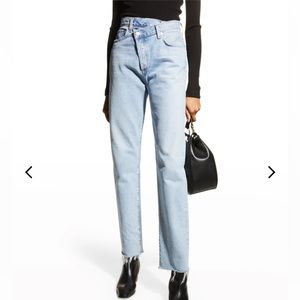 Agolde straight leg cross cross jean 27